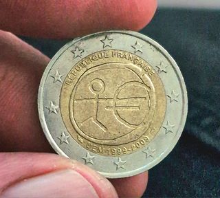Moneda 2 Euros Francia 1999-2009
De coleccionista.