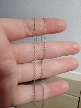 Cadena de plata