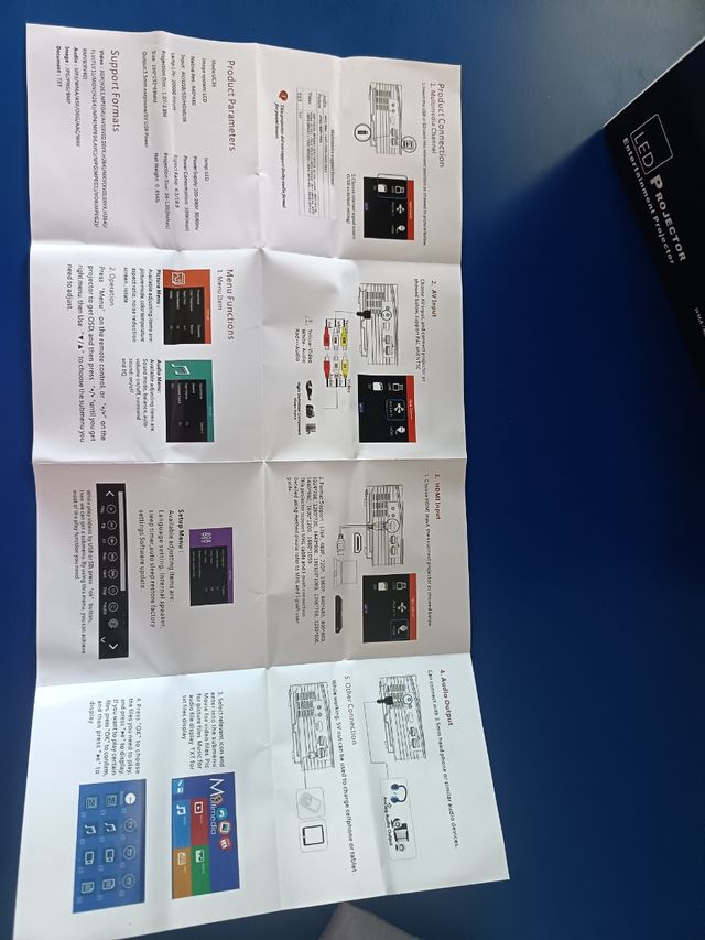 Proiettore home cinema a LED una volta usato