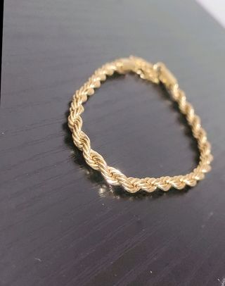 Bracciale a catena dorato mai usato