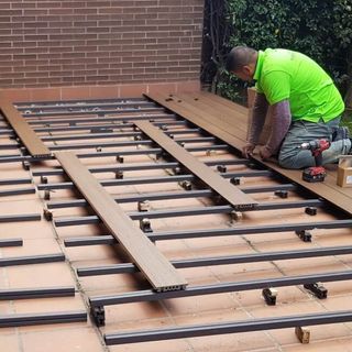 Tarima SPC Flotante Porche Composite Terrazas