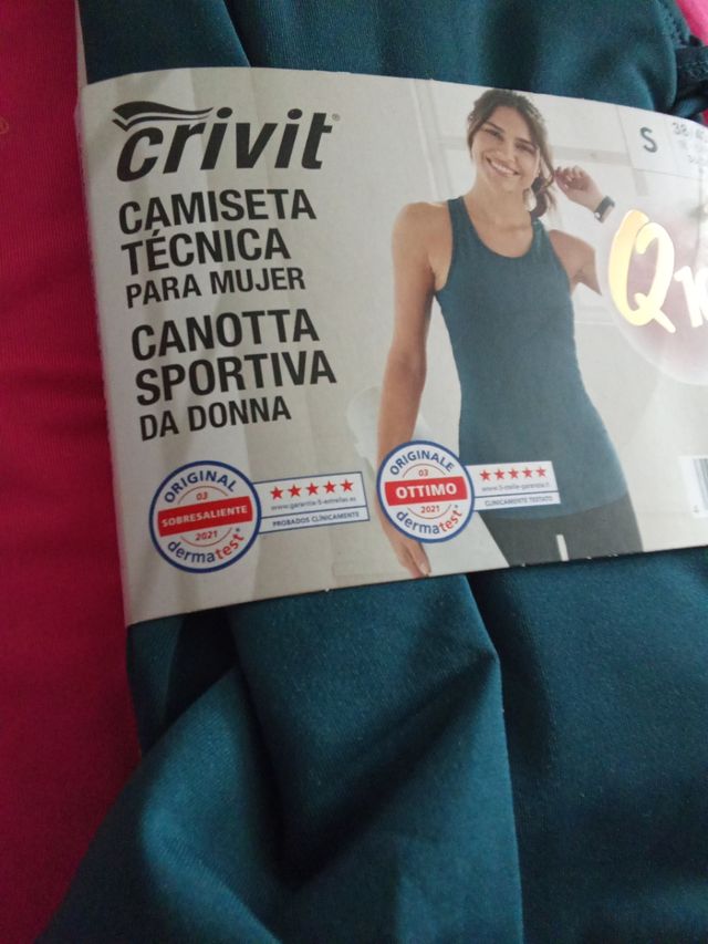 Camiseta Crivit Técnica Mujer Talla S