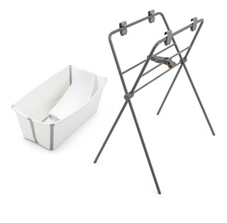 Bañera Stokke Flexibath con soporte