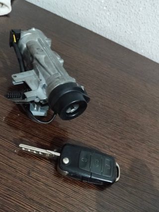 Bombín arranque Seat León / VW Golf + Llave