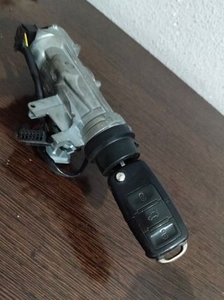 Bombín arranque Seat León / VW Golf + Llave