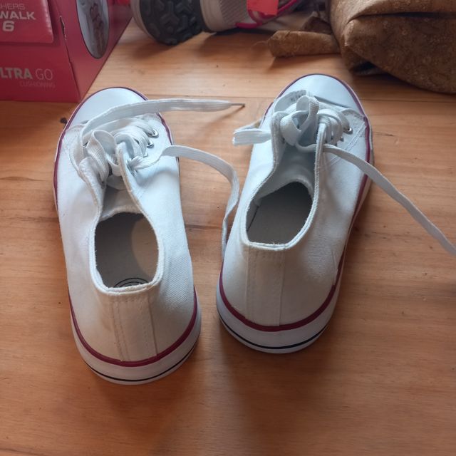 Bambas NYC blancas. talla 38. REBAJO 8€