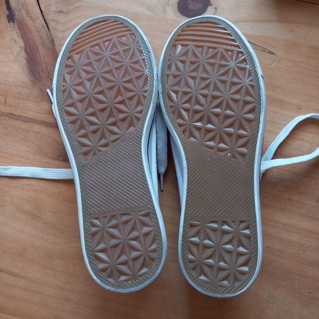 Bambas NYC blancas. talla 38. REBAJO 8€