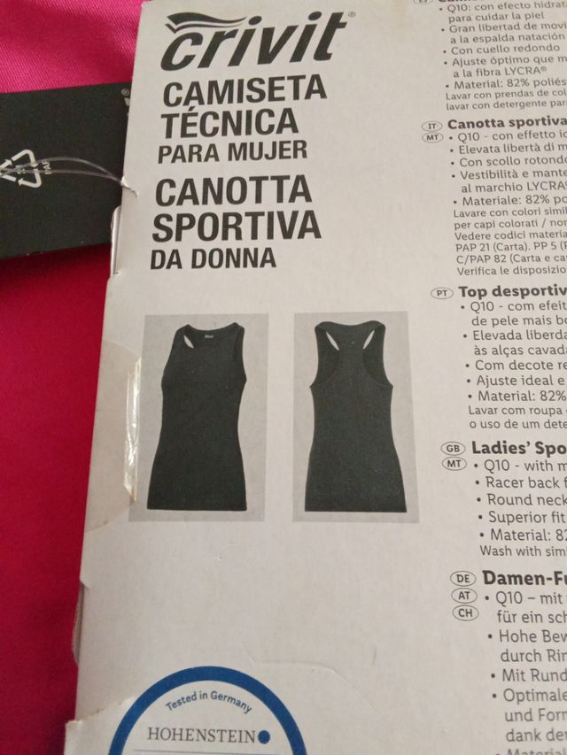 Camiseta técnica Crivit Mujer Talla M