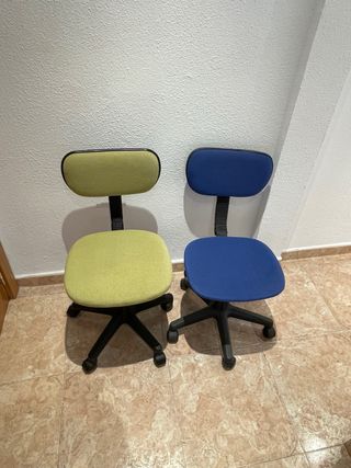 2 Sillas de Escritorio Giratorias