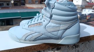 Reebok X Cardi B Freestyle High Top Shoes. 35.