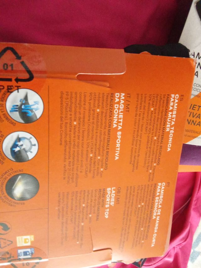 Camiseta Técnica Crivit Mujer Talla S