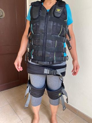Traje Híbrido Gimnasio JustfitMe Negro/Amarillo