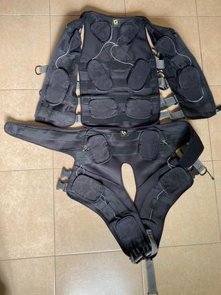 Traje Híbrido Gimnasio JustfitMe Negro/Amarillo