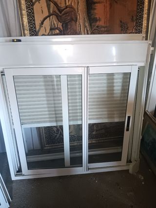 Ventanas de aluminio con persiana.medidas 1 37:137