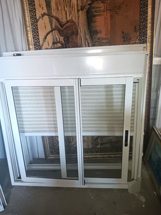 Ventanas de aluminio con persiana.medidas 1 37:137