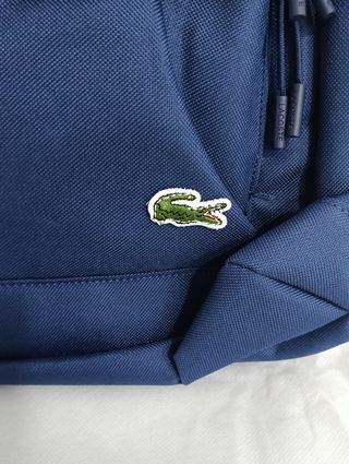 Mochila Lacoste azul nueva