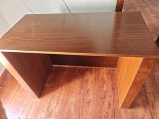 Escritorio madera pino nogal