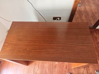 Escritorio madera pino nogal