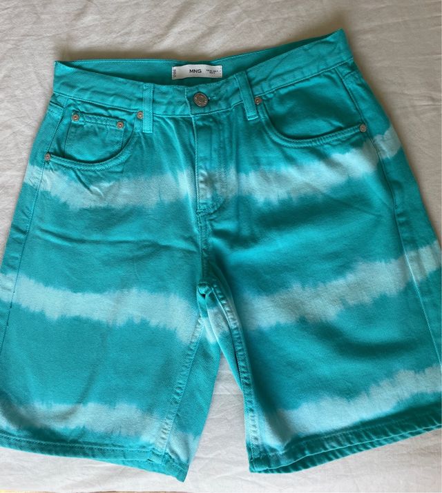 Pantalones cortos Mango tie-dye S/36