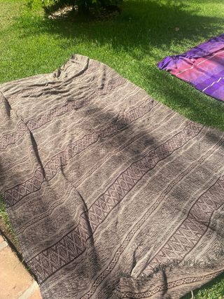 Colcha marroquí tejida a mano