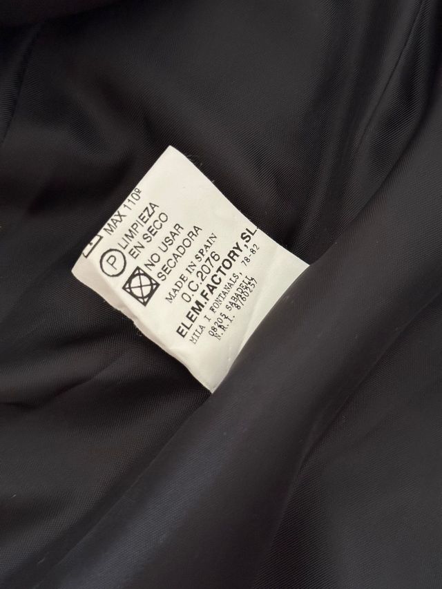 Americana/Blazer Negra Talla 46