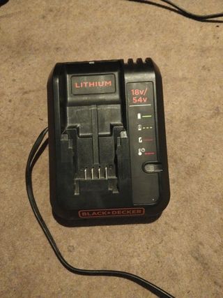 Cargador Batería Black+Decker 18V/54V