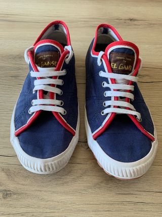 Zapatillas El Ganso Azul y Rojo