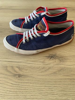 Zapatillas El Ganso Azul y Rojo