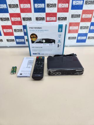 ✅ Receptor decodificador TDT 4K Ultra HD METRONIC