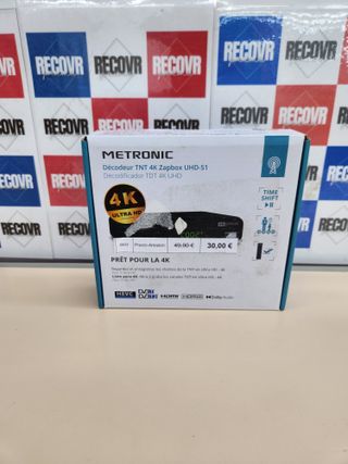 ✅ Receptor decodificador TDT 4K Ultra HD METRONIC