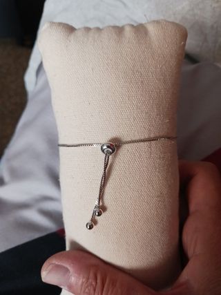 Pulsera Plata 925 Infinito Ajustable
