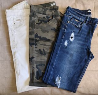 Oferton!!! 3 Pantalones Stradivarius Talla 36.