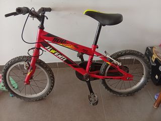 Bicicleta Infantil Roja Jlwenti 1100