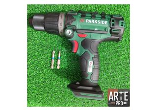 Set Taladro Percutor Parkside + Brocas