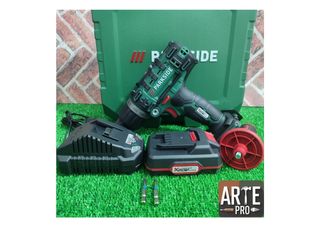 Set Taladro Percutor Parkside + Brocas