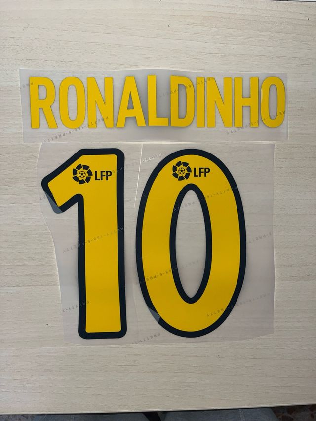 Serigrafía Dorsal Ronaldinho 2003-04