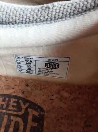 Scarpe Hey Dude Beige/Bianco Uomo Donna