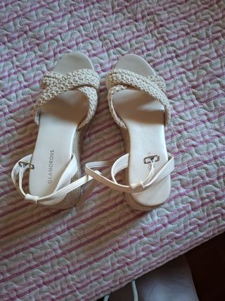 Sandalias Boho Glamorous Beige