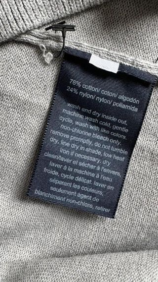 TOMMY HILFIGER JERSEY CUELLO TORTUGA MUJER GRIS M