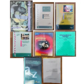 Lote 8 libros carrera Psicología