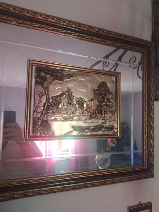 Quadro Argento 925 Borgo Pietra l 70 x 58,5 l