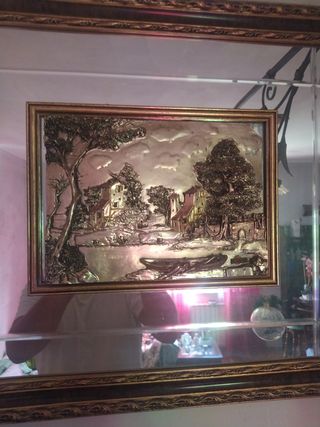 Quadro Argento 925 Borgo Pietra l 70 x 58,5 l