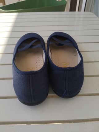 Zapatillas bailarinas Kiku niña azul