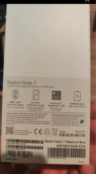 Xiaomi Redmi Note 7 64GB Blu