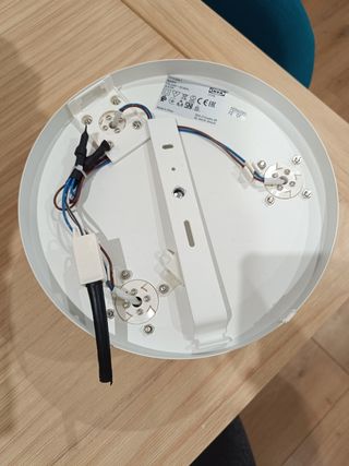 Lámpara Techo 3 Focos IKEA Blanca