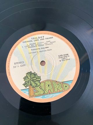 Vinile 33 giri Emerson Lake & Palmer Trilogy