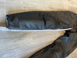 Traje de moto de cuero para hombre 