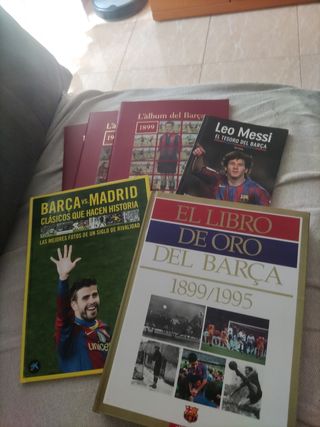 Pacchetto libri e album del Barça