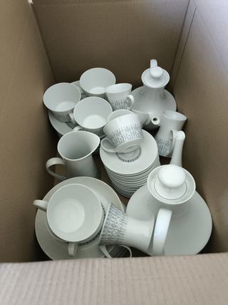 Vajilla de postre de porcelana