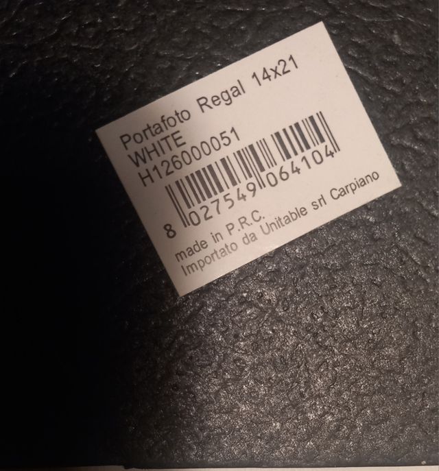 Coppia Cornici Design Moderno Nero